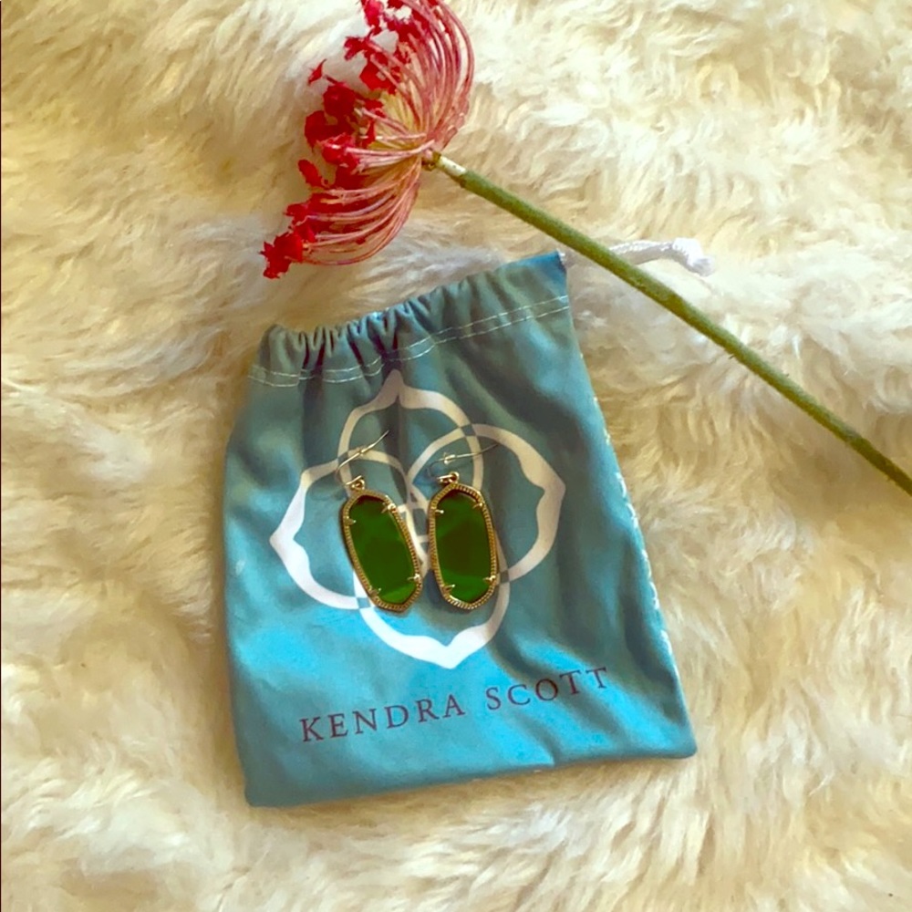 Light green Kendra Scott Elle earrings